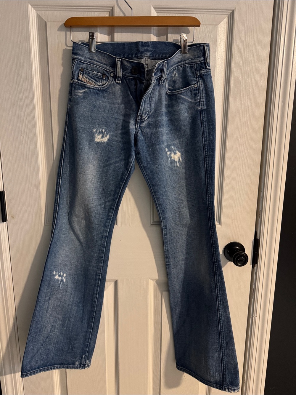 Diesel Women's Faded Blue Flare Jeans 27x31.5